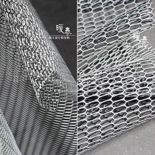 Original Hollow-out Mesh Fabric Metal Sense DIY Clothes Dress Outline Design Photo Props Craft Modelling Designer Fabric