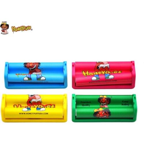 HONEYPUFF Plastic Cigarette Rolling Machine For 70MM Normal Size Paper Manual Tobacco Roller Pocket Size
