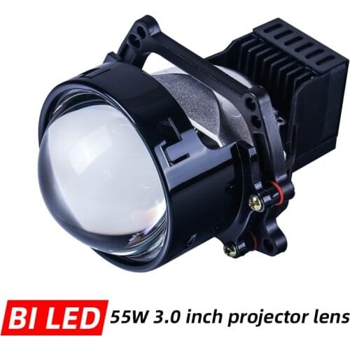RayGeek 3.0 Bi Led Projector Lenses Headlight 3R G5 6000K 45W 55W 6200lm Universal Car Headlamp Retrofit Styling
