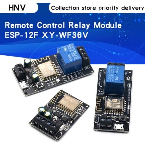 For Sinilink APP WIFI mobile phone remote control relay module DC6V~36V smart home phone APP ESP-12F XY-WF36V