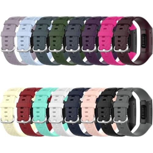 Strap for Fitbit Charge 3 4 SE Soft Silicone Band Bracelet Replacement Wrist Belt Women Men For Fitbit Charge 4 3 Accessories