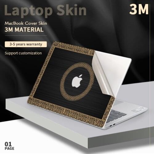3M Laptop Skins Sticker For Macbook Air Pro11 13 15 16 Laptop Decorate Decal Notebook Cover For Air13 M1 A2337 A2179 A2289 A2338