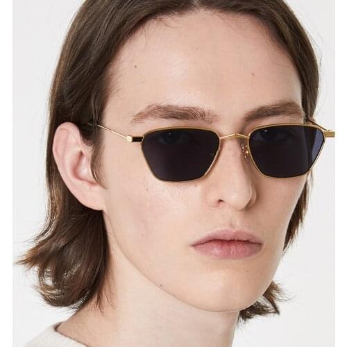 2019 Classic Small Frame Cat Eye Sunglasses Women/Men Brand Designer Alloy Mirror Sun Glasses Vintage Modis Oculos