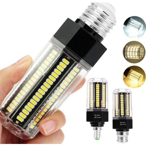 LED Corn Light Bulbs 22 - 162LEDs E27 E14 B22 Bayonet 5730 SMD 9W 12W 13W 15W Home Decoration Lamp AC 110V 220V 85-265V