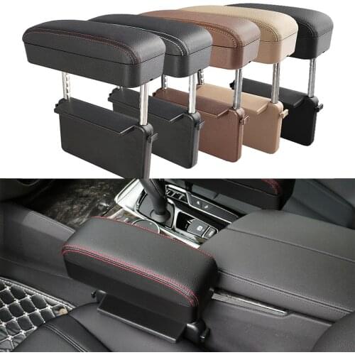 Universal Car Armrest Box Elbow Support Adjustable Car Center Console Arm Rest Car Styling Auto Seat Gap Organizer Arm Rest Box