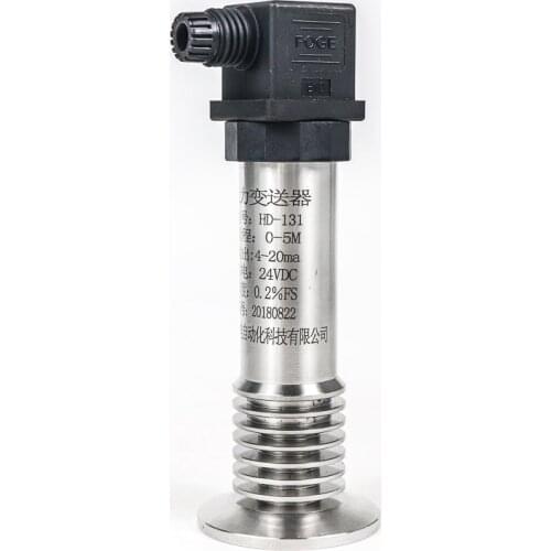 High Temperature Melt Flat Diaphragm Pressure Sensor for Food Industry 4-20 ma output