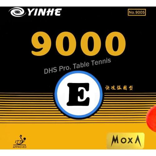 Yinhe 9000e arc type Pips-In Table Tennis (PingPong) Rubber With Sponge