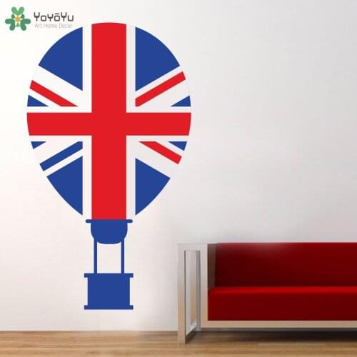 YOYOYU Wall Decal Hot Air Balloon Pattern Vinyl Wall Stickers For Kids Rooms Art Mural Baby Bedroom Interior Removable DIY SY672