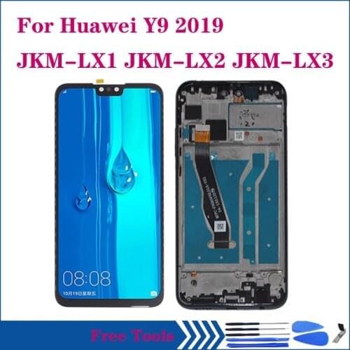 AAA LCD Display For Huawei Y9 2019 JKM-LX1 JKM-LX2 LX3 Enjoy 9 Plus Display LCD Screen Touch Digitizer Assembly Repair kit