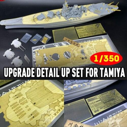 1/350 Upgrade Detail Up Set for Tamiya 78030 Japanese Battleship Yamato Parts Model 55mm CYE023