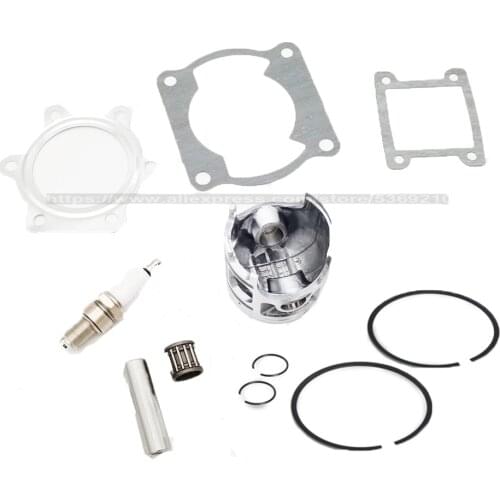 1 Set For Yamaha Blaster 200 YFS200 Piston Wrist Pin Exhaust Pipe Gasket 1998 1999-2002 2003 2004 2005 2006 Standard Bore 66mm