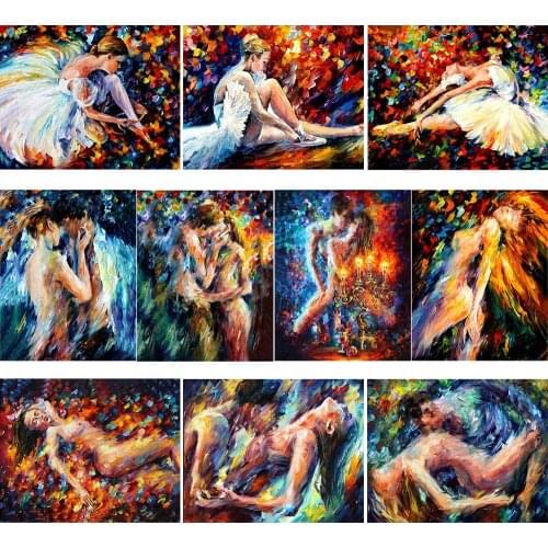 3D Diamond Embroidery Sexy Full Square Diamond Mosaic Needlework DIY Cross Stitch Diamond Painting Naked Sexy Couple Dancer
