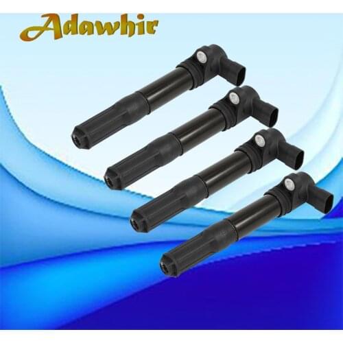 4PCS Ignition Coils For Alfa Mito Fiat 500 500C Ritmo Emotion Sport 1.4L IGC-435 46777288 55246099 504142675 0986221043 12741