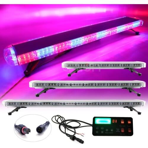 76cm to 182cm Led flashing warning lights RoofTop Emergency Warning Strobe Lightbar Car Truck Tow Plow 1.3M 1.4M 1.7M 1.8M