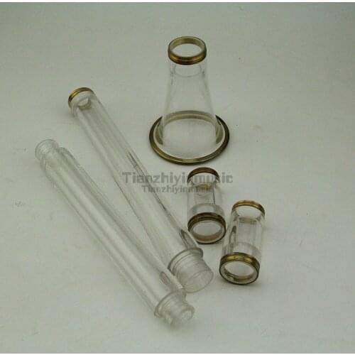 Acrylic transparent Bb clarinet body parts Clarinet part +mouthpiece