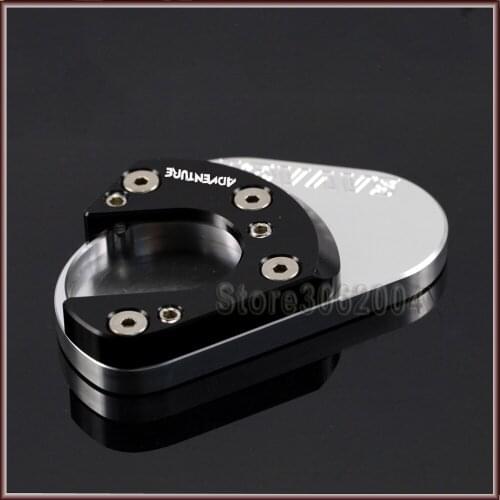 For KTM 950/ 990 Adventure 2003-2013 2012 2011 2006 2005 Motorcycle Accessories Side Kickstand Stand Extension Support Plate CNC