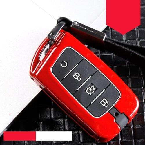 Scratch-resistant Zinc alloy+silica gel Full Cover Car Key Case For Changan CS75 PLUS CS85 COUPE CS95 2017 2018 2019 Accessories