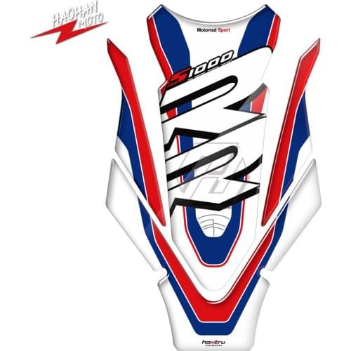 For BMW S1000RR S1000 RR 2019 2020 Motorcycle Gas Tank Pad Protector 3D Resin