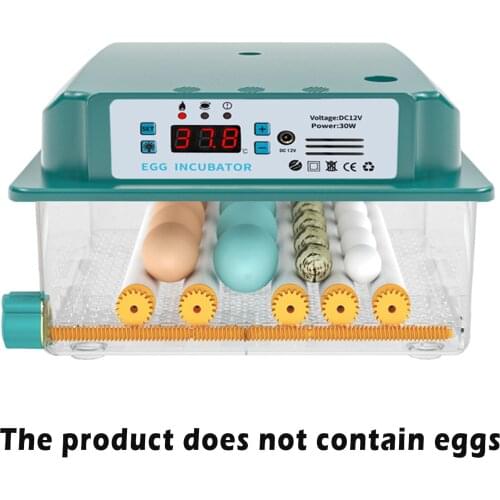 Household Egg Incubator Fully Automatic Hatch Temperature Control Chicken Duck Eggs Poultry Hatcher Machine EU Plug