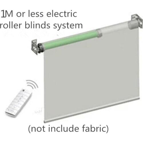 Dooya1M Width Elecric Customizable Rolling Blinds System with Original Dooya Tubular Motor DM35S/35R Smart Home Automation