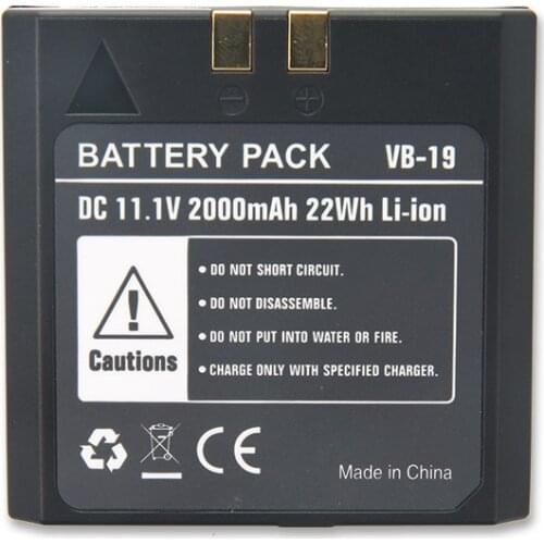 VB-18 VB18 VB-19 VB19 Replacement Battery for GODOX V850 V850 II V860 V860II Flash Speedlite