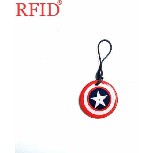 ID 125Khz T5577 Chip Rewritable Writable Keyfob Blank Card RFID Proximity Token Tag Badge Keychains Access Control Card 1pcs