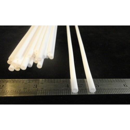 Alumina ceramic tube / OD*ID*Length=1.0*0.6mm*100mm / single bore insulators / good thermostability / insulation
