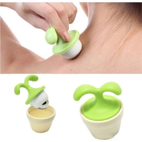 Lymph Massager Roller Ball Acupuncture Massage Body Neck Leg Stress Relief Relax Scrap Lymphatic Health Care Tool