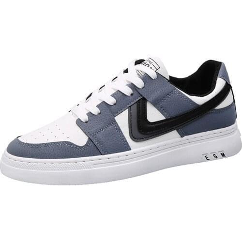 2021 Summer New Soft-soled Mens Board Shoes Leather Breathable Casual Shoes Mens Sneakers Men Fashion Sneakers