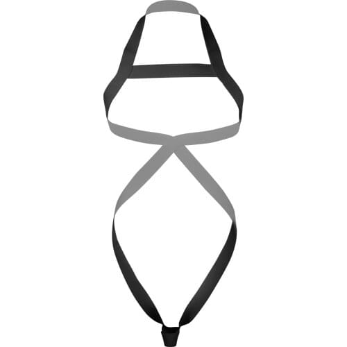 Men Body Chest Harness Belt Elastic Jockstrap Strap Solid Color Stretchy Leotard Bodysuit Hallow Out Jumpsuit for Lingerie Party