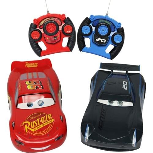 Children Remote Control Car Toys-Pack of 2-2 Remote Control 2 Cars-Racing Car Lightning McQueen
