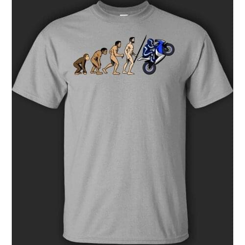 Newest 2019 T Shirt Men O Neck Cotton T-Shirt Evolution Superbike Motorcycle Fans T-Shirt - Direct From Tee shirt