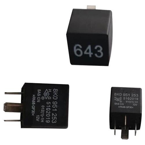 Fuel pump relay NO.643 Fit for VW Phaeton Touareg Golf Tiguan Audi R8 AUDI R8 A4L AUDI A4L CN OE:8K0951253 141951253A 4H0951253A