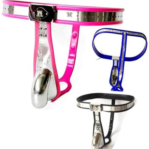 Sex Toys for Men Male Chastity Belt Penis Rings Stainless Steel Male Chastity Devices Cage Penis Lock Sex Products for Man G7-8