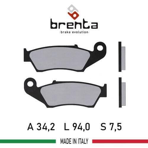 Brenta for KAWASAKI KX 125/250/500 KDX 200/ KLX 250/300/450/650/ RM 125 FT3050-FA185 Motorcycle Brake Disk Pad Organic (Front)