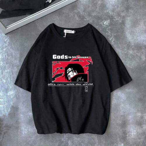 Uchiha Madara T Shirt 202 Fashion Cool Casual T Shirts Streetwear Harajuku Women T-Shirt Summer Short Sleeve O-Neck Tops Tees