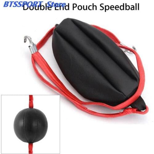 Punch Bag PU Leather Gym Punching Bag Training Fitness Sports Speed Equipment Double End Boxing Speed Ball