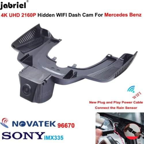 4K Dashcam 2160P Plug And Play Wifi Car Dvr Dash Cam Recorder for Mercedes Benz GLE w166 GLS x166 GLE 350 400 450 500 43 53 63
