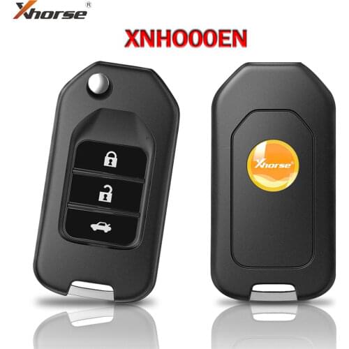 10pcs Xhorse Wireless Universal VVDI2 Remote Car Keys 3 Buttons Transponder Chip for Honda VVDI Key Tool MAX Programmer XNHO00EN
