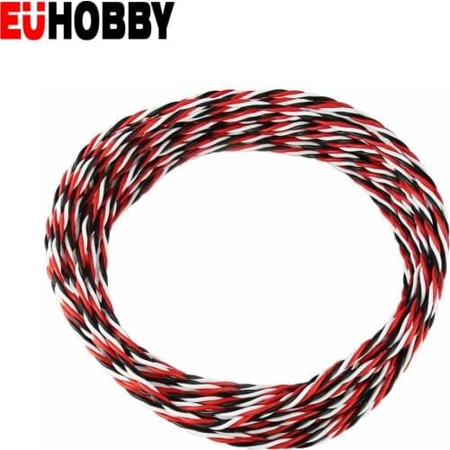 1M 3.62 feet 22AWG Cable wire Electrical Wires Tinned Copper Wire Servo cable 3-way 60 core twisted pair servo lead