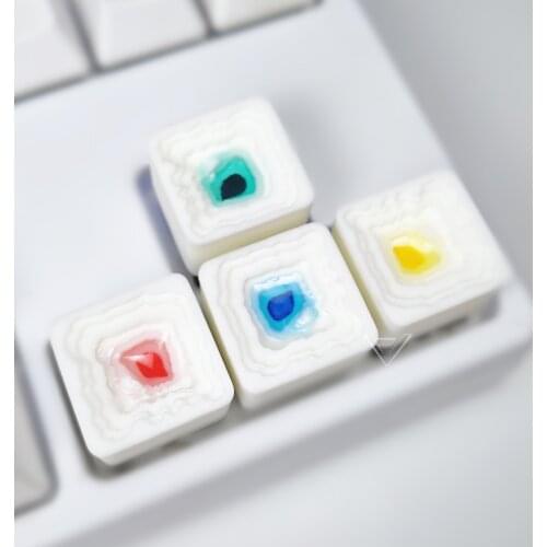 Gaming Keyboard Keycaps For Mechanical Keyboard Gift Cartoon Resin Key Cap Resin 1pc