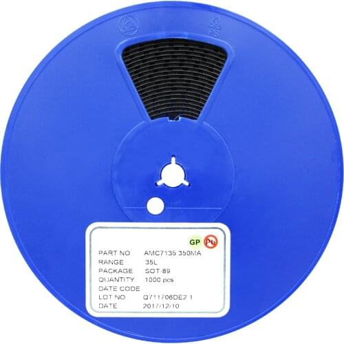 100PCS AMC7135PKFT AMC7135 7135 SOT-89 new original