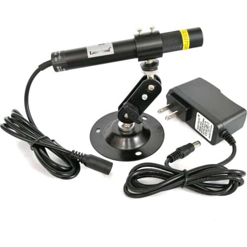 16*120mm 450nm 50mW Dot Line Blue Laser Module Diode for cloth/feather cutting