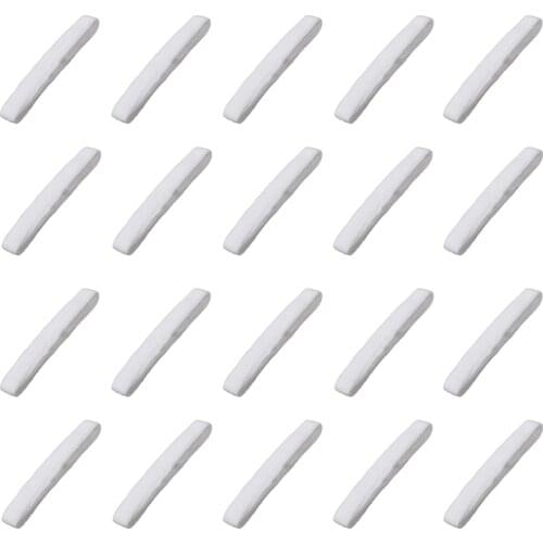 20Pcs PVA Mesh 25mm Wide Soluble Fish Refill Nets Carp Fishing PVA Network Stocking Boilie Rig Bait Wrap Net Bags 5M