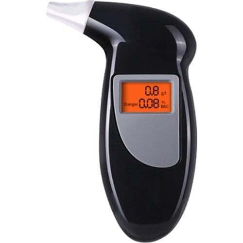 1PCS Handheld Backlight Digital Alcohol Tester Digital Alcohol Breath Tester Breathalyzer Analyzer LCD Detector Backlight Light