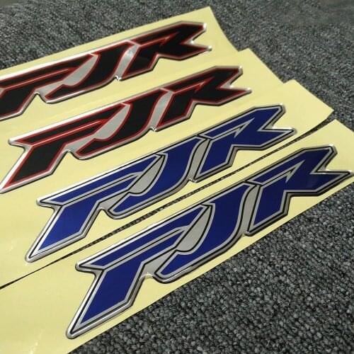 Motorcycle Emblem Side Fairing Stickers Decal Symbol For Yamaha FJR1300 FJR 1300 Tank pad Protection Side Panniers Luggage Cases