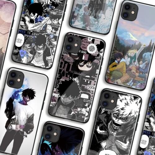 My Hero Academia Dabi BNHA Anime Phone Cases For IPhone 11 12 Mini Pro XS Max 6s X XR 6 7 8 Plus SE Soft TPU Shell Glass Cover