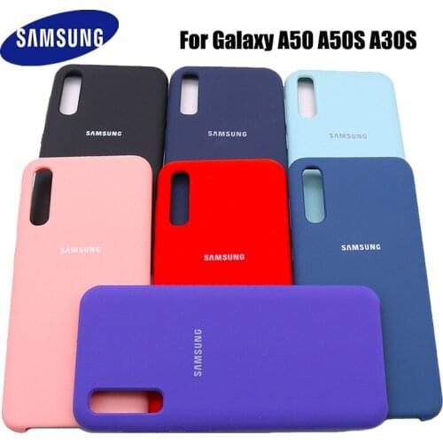 Samsung A50 Case Original Liquid Silicone Soft Protection Samsung galaxy a 50 2019 A505 A50S A30S Case For Galaxy A50 Case