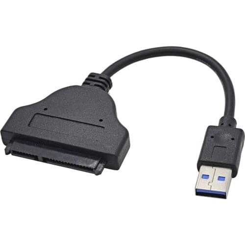 CHIPAL 2018 High Speed USB 3.0 to SATA 22Pin Converter Adapter Cable for 2.5 Inch SATA iii SSD HDD Hard Disk Driver