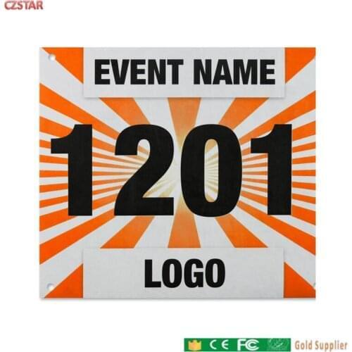 Long range monza UHF 860-960MHZ smartrac dogbone rfid tag Bib Transponder with foam for raceresult timing Tyvek Bib number tags